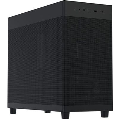 Asus Prime AP303 Mesh Panel Compact 44L ATX Mid-Tower PC Case - 360mm Radiator, USB-C 20Gbps, GPU Bracket - Black Asus Prime AP303 Mesh Panel Compact 44L ATX Mid-Tower PC Case - 360mm Radiator, USB-C 20Gbps, GPU Bracket - Black