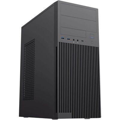 CiT Academy Mid-Tower Office PC Case w/ Type C and 500w PSU CiT Academy Mid-Tower Office PC Case w/ Type C and 500w PSU
