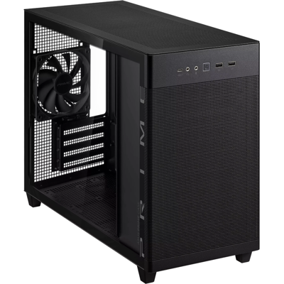 Asus Prime AP201 Compact Tempered Glass Micro ATX PC Case - Black Asus Prime AP201 Compact Tempered Glass Micro ATX PC Case - Black