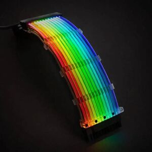 AWD-IT Lian Li Strimer Addressable RGB LED 24-pin Motherboard Power Cable Extension