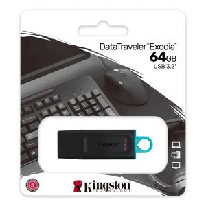 Kingston Technology DataTraveler Exodia 64GB USB 3.2 Flash Drive