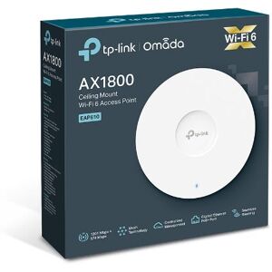 TP-LINK EAP610 V2 AX1800 Ceiling Mount WiFi 6 Access Point TP-LINK EAP610 V2 AX1800 Ceiling Mount WiFi 6 Access Point