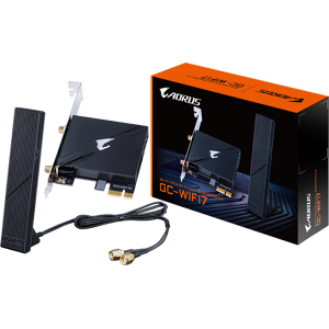 Gigabyte Intel Wifi 7 5800Mbps Bluetooth 5.3 PCI-Express Card - GC-WIFI7 Gigabyte Intel Wifi 7 5800Mbps Bluetooth 5.3 PCI-Express Card - GC-WIFI7