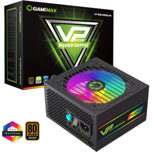 GameMax VP700w RGB 80+ Bronze PSU Semi-Modular PSU - PSUGMXVP700SMOD GameMax VP700w RGB 80+ Bronze PSU Semi-Modular PSU - PSUGMXVP700SMOD