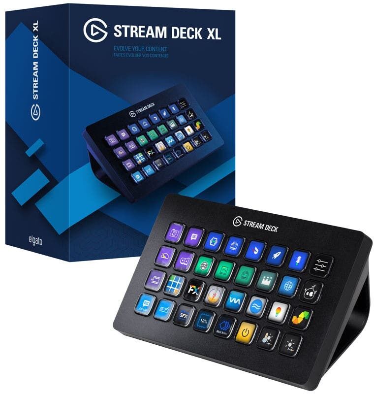 Elgato Stream Deck XL 32-Key LCD Live Content Creation Controller - 10GAT9901