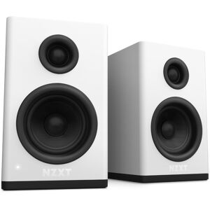 NZXT Relay Desktop Speakers 80W Desktop PC Gaming Speakers - White