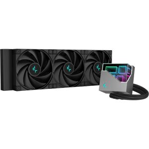 DeepCool LT720 360mm AIO Premium RGB Intel/AMD Liquid/Water Quiet CPU Cooler - R-LT720-BKAMNF-G-1