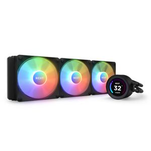 NZXT Kraken Elite 360  Black with RGB fans AIO Cooler - RL-KR36E-B1