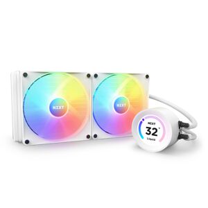 NZXT Kraken Elite 280  White RGB Fans AIO Cooler - RL-KR28E-W1