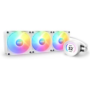 NZXT Kraken Elite 360  White RGB Fans AIO Cooler - RL-KR36E-W1