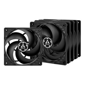 Arctic P12 (5 Pack) - 120mm Case Fan, Pressure-optimised, Computer, PWM Fan - Black - ACFAN00137A