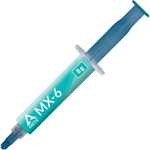 Arctic MX-6 ULTIMATE PERFORMANCE THERMAL COMPOUND FOR ALL COOLERS, 8G SYRINGE - ACTCP00081A