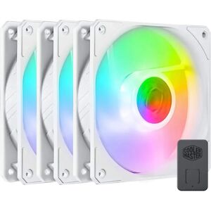 Cooler Master SickleFlow 120 ARGB 3-in-1 White Edition Case Fans - MFX-B2DW-183PA-R1