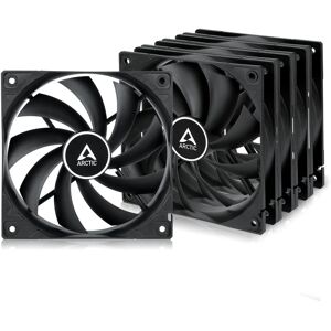 Arctic F12 (5 Pack) - 120 mm Case Fan, Pressure-optimised, Computer, Fan - Black -   ACFAN00248A