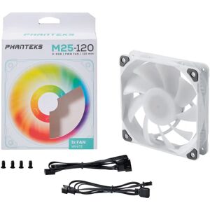 Phanteks M25 120mm D-RGB PWM High-Airflow Case Fan - White - PH-F120M25_DRGB_PWM_WT01