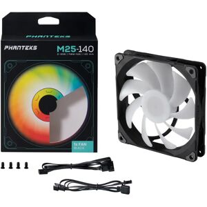 Phanteks M25 140mm D-RGB PWM High-Airflow Case Fan - Black - PH-F140M25_DRGB_PWM_BK01