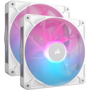 Corsair RX RGB Series, iCUE LINK RX140 RGB White, 140mm RGB Fan, Dual Fan Kit - CO-9051024-WW