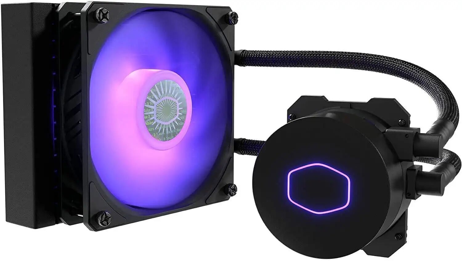 Cooler Master MasterLiquid ML120L V2 RGB 120mm AIO Intel AMD CPU Liquid Cooler - MLW-D12M-A18PC-R2