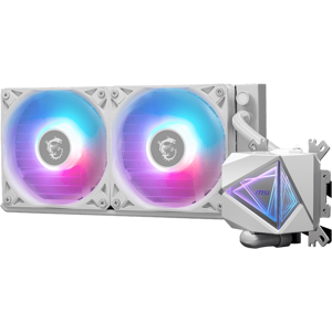 MSI MAG CORELIQUID I240 AIO INTEL AMD LIQUID COOLER - WHITE MSI MAG CORELIQUID I240 AIO INTEL AMD LIQUID COOLER - WHITE