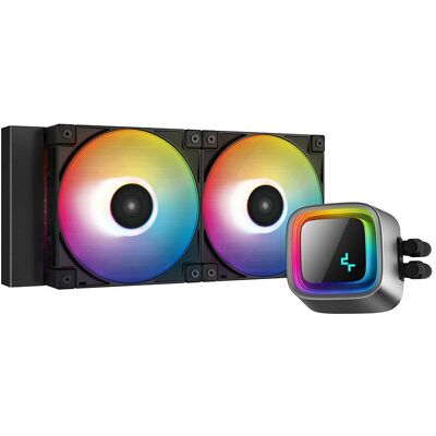 AWD-IT DeepCool LS520 240mm AIO RGB Liquid Cooler Black- R-LS520-BKAMNT-G-1 AWD-IT DeepCool LS520 240mm AIO RGB Liquid Cooler Black- R-LS520-BKAMNT-G-1