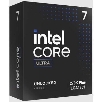 Intel Core Ultra 7 270K Plus 8+16 Core 5.4GHz LGA 1851 Processor - BX80768270K Intel Core Ultra 7 270K Plus 8+16 Core 5.4GHz LGA 1851 Processor - BX80768270K
