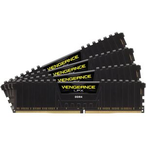 Corsair VENGEANCE LPX Black 128GB (4x32GB) DDR4 DRAM 3200MHz C16 Memory Kit - CMK128GX4M4E3200C16