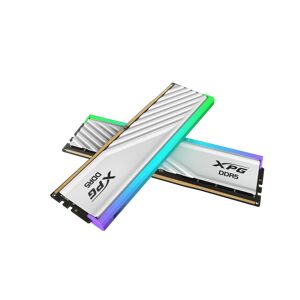 ADATA XPG Lancer RGB White 32GB Kit (2 x 16GB) 6400Mhz DDR5 CL32 XMP 3.0 Memory - AX5U6400C3216G-DCLARWH