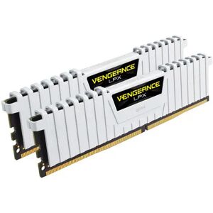 Corsair CMK16GX4M2B3200C16W 16 GB (2 x 8 GB) Vengeance LPX DDR4 Memory Kit - White