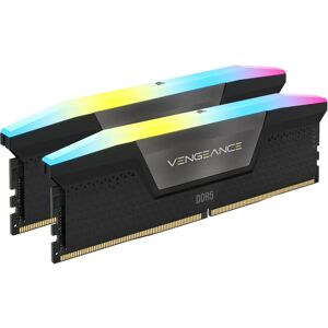 Corsair 64GB (2x32GB) RGB 5600MHz DDR5 Memory - Black - CMH64GX5M2B5600C36