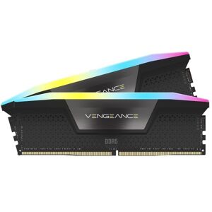 Corsair Vengeance RGB 32GB (2x16GB) DDR5 RAM 5600MHz C36 Memory Kit - Black - CMH32GX5M2B5600C36K