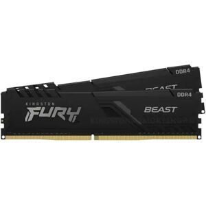 Kingston Fury Beast 32GB (2x16GB) DDR4 3200MHz Memory Kit - Black - KF432C16BBK2/32