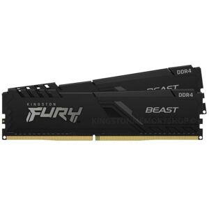Kingston Fury Beast 32GB (2x16GB) DDR4 3200MHz Memory Kit - Black - KF432C16BBK2/32