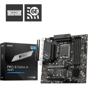 MSI PRO B760M-A WIFI DDR5 Intel Micro ATX Motherboard - LGA 1700