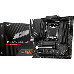 MSI PRO B650M-A WIFI AMD Ryzen DDR5 Micro ATX Motherboard - Socket AM5