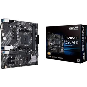 Asus PRIME A520M-K AMD A520 Micro ATX Motherboard - Socket AM4