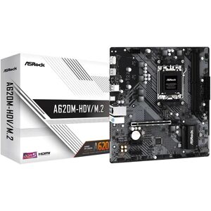 ASRock A620M-HDV/M.2 AMD Ryzen DDR5 Micro ATX Motherboard - Socket AM5