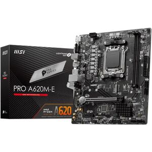 MSI PRO A620M-E AMD Ryzen DDR5 Micro ATX Motherboard - Socket AM5