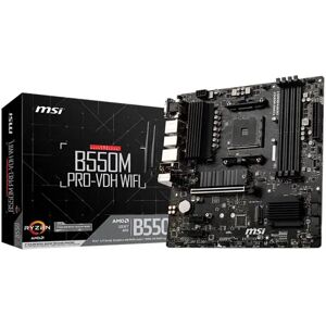 MSI B550M PRO-VDH WIFI AMD Ryzen Micro Motherboard - Socket AM4