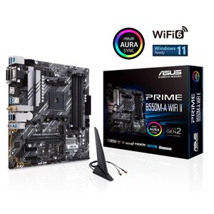 Asus PRIME B550M-A WIFI II AMD B550 DDR4 Micro ATX Motherboard - Socket AM4