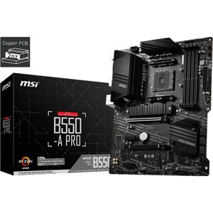 MSI B550-A PRO AMD Ryzen B550 ATX DDR4 Motherboard - Socket AM4