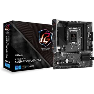 ASRock Z790M PG Lightning/D4 Intel DDR4 PCIe 4.0 Micro ATX Motherboard - LGA 1700