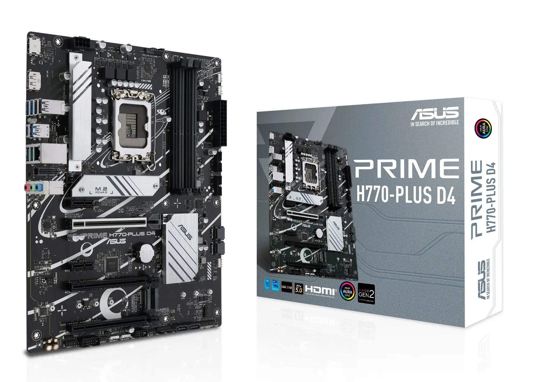 Asus PRIME H770-PLUS D4 Intel DDR4 ATX Motherboard - LGA 1700