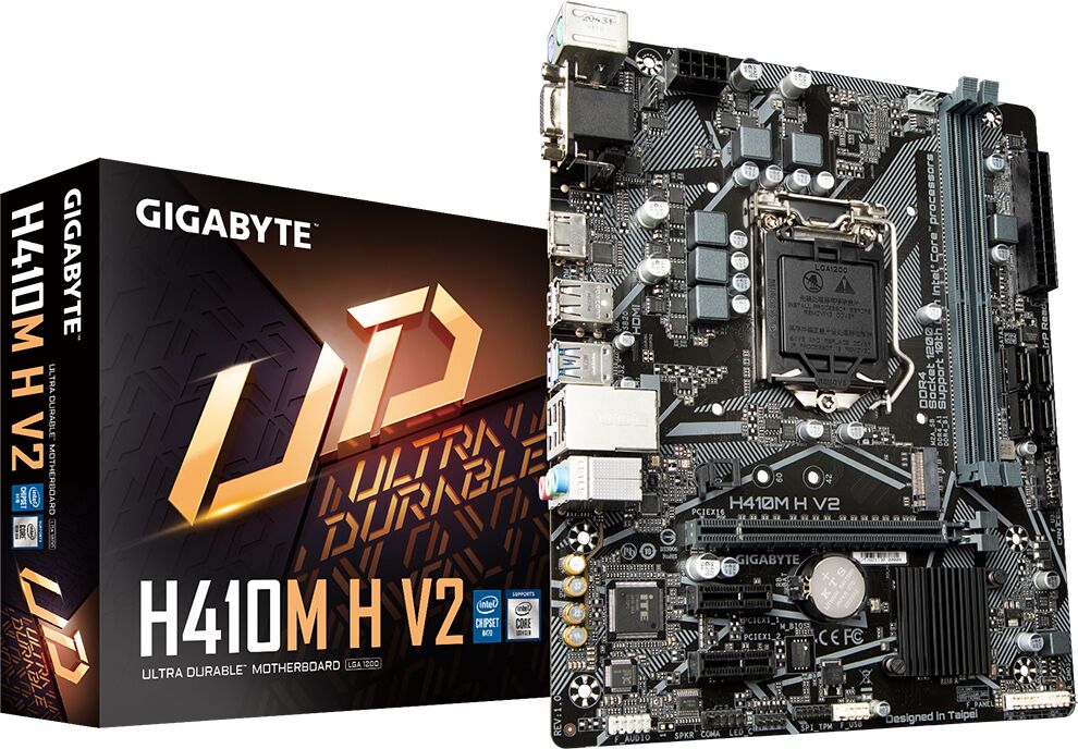 Gigabyte H410M H V2 DDR4 Micro-ATX Intel Motherboard