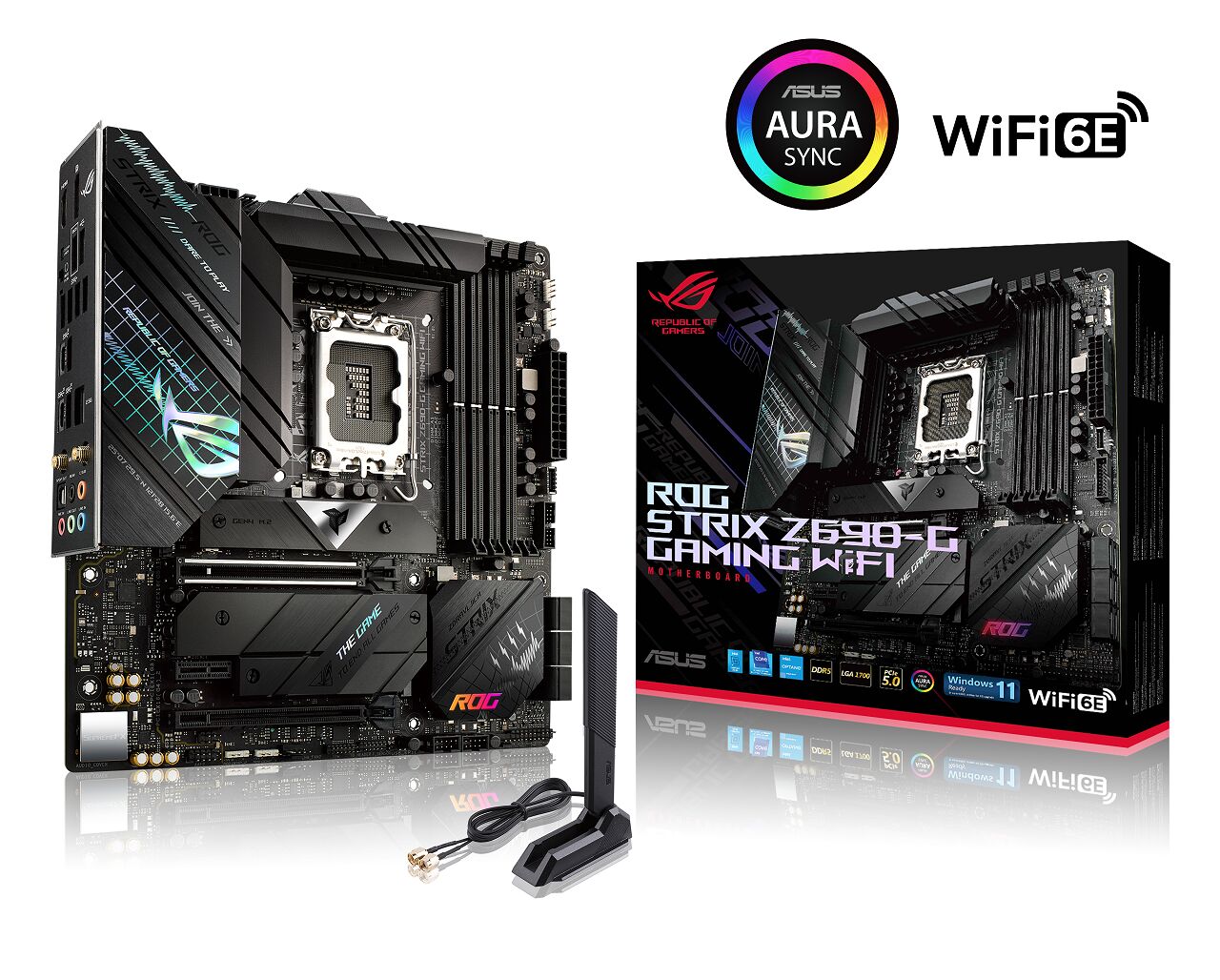 Asus ROG Strix Z690-G Gaming WIFI DDR5 PCIe 5.0 Micro ATX Motherboard - LGA 1700