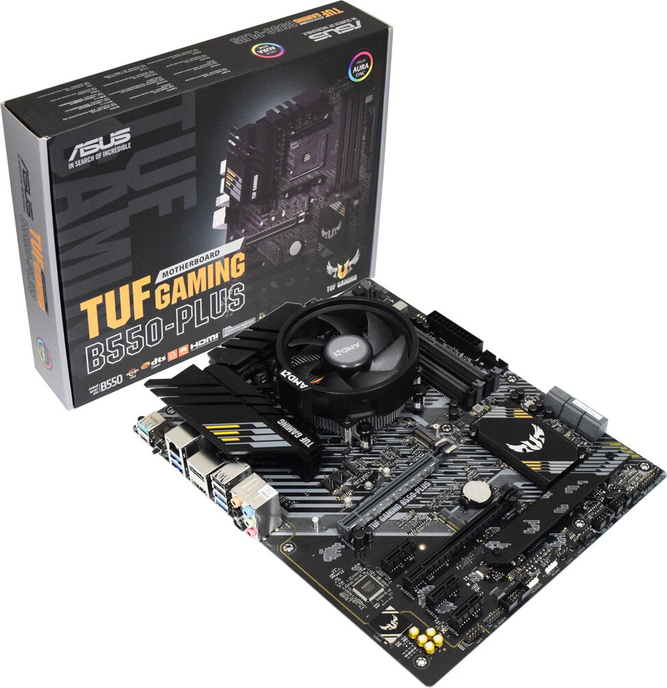 AMD Ryzen 7 5700G Eight Core 4.6GHz, ASUS TUF GAMING B550-PLUS Motherboard CPU Bundle