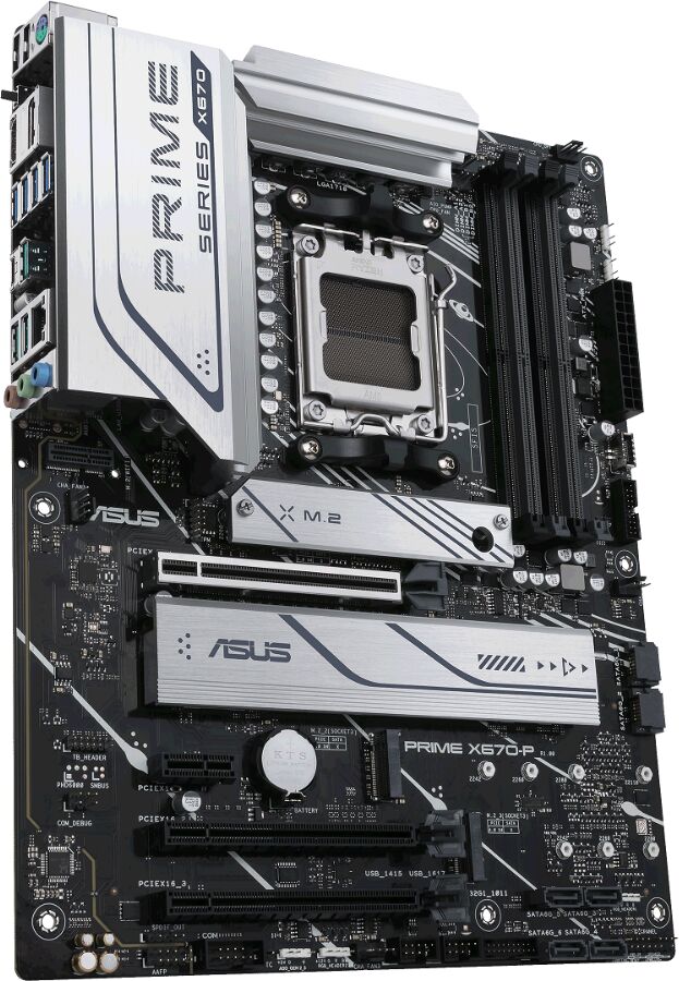 Asus PRIME X670-P AMD Ryzen DDR5 ATX Motherboard - Socket AM5