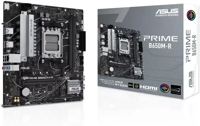 AMD Ryzen 5 7500F Six Core 5.0GHz, ASUS Prime B650M-R Micro ATX Motherboard CPU Bundle