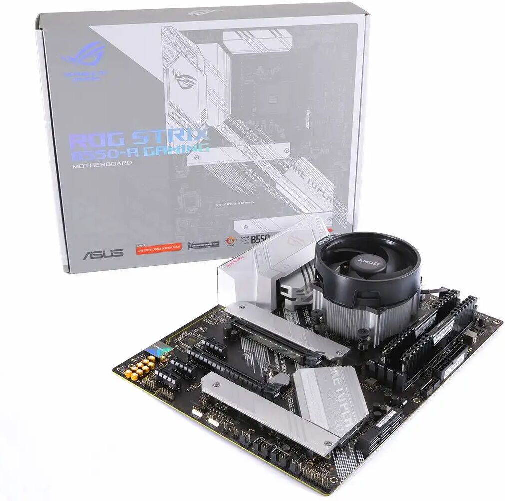 AMD Ryzen 5 5600X Six Core 4.6GHz, ASUS ROG Strix B550-A Gaming Motherboard CPU Bundle