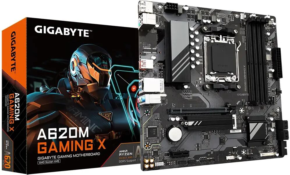 GIGABYTE A620M GAMING X AMD Ryzen DDR5 Micro ATX Motherboard - Socket AM5