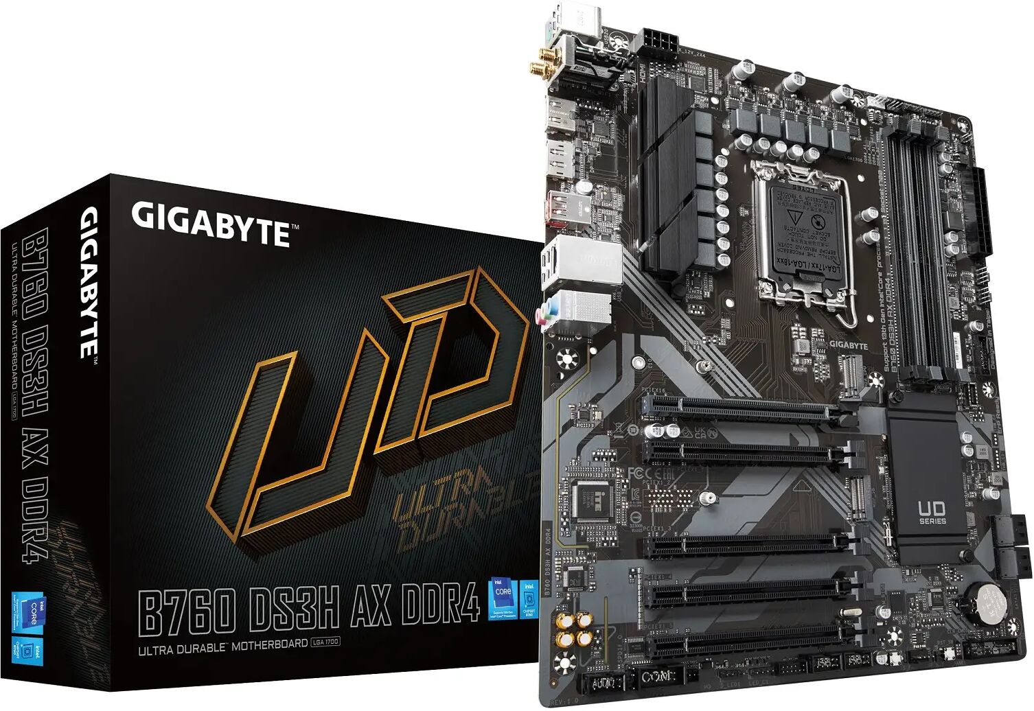 Gigabyte B760 DS3H AX DDR4 Intel ATX WIFI Motherboard - LGA 1700